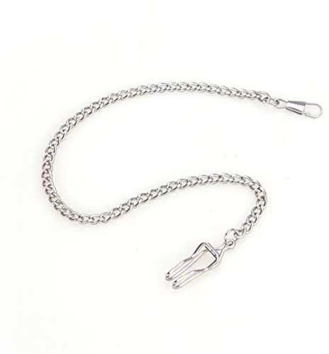 POPETPOP Auto Bling Zubehör nkette Keychain- Taschenkette Klassische Silbergeplattierte Kette Uhr Kette Silber Überzogene Uhr Kette -Anhänger -Anhänger -Anhänger Hose