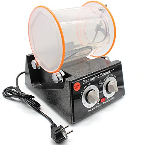 LENJKYYO Poliermaschine Polierer 150W Trowalisiermaschine Poliertrommel Schmuck Kugelmühle Polieren für Bead Diamant Finisher Polisher Tumbler Oberfläche 5KG Jewelry Polisher