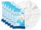 Scrubzz Rinse Free Shampoo Caps, Shampoo Caps for Bedridden Patients, Hair Washing Shower Caps for Elderly, Waterless Microwavable Hospital Caps No Rinsing Required - 6 Pack