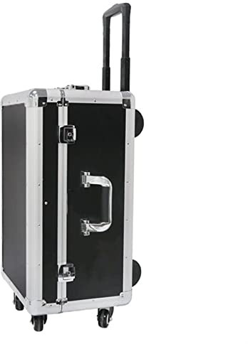 Werkzeugbox/Werkzeugkästen Rollende Werkzeugkiste, tragbare Aufbewahrung, Werkzeugkiste, Tragekoffer mit Rädern, Ausrüstungs-Organizer-Truhe mit Teleskopgriff und abnehmbarer Trennwand Werkzeugaufbewa