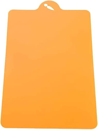 TATSEN Küchenuhr Schneidebrett mit hoher Dichte, Flexibler Kunststoff, rutschfest, rutschfest, Wanduhren for Wohnzimmer (Color : A)