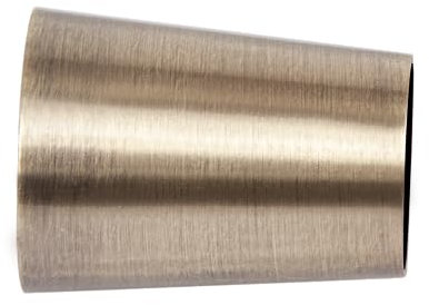 Mardom Endstück Gardinenstange Kegel 16mm - Endknöpfe fur Gardinenstange, Gardinenstangen Endstücke - Farbe Antikes Messing