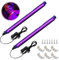 Schwarzlicht Uv 5 W, 2 Stück USB Schwarzlichtlampe, Portable Schwarzlicht LED, 48 LED Schwarzer Lichtbalken, Schwarzlicht LED Strip für Disco, Halloween Deko, Party Zubehör, Bühnenbeleuchtung