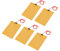 sourcing map Plaque Chauffante en Film Chauffant, 24V 50W Coussin Chauffant en Polyimide, Film Chauffant Adhésif PI 135mmx95mm pour Température Constante, Lot de 5