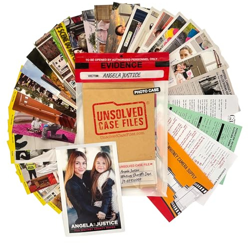 Unsolved Case Files Photo Case: Who Murdered Angela Justice? | Cold Case Murder Mystery Game