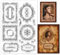 GLOBLELAND Transparente Stempel Mit Vintage Barock Muster Für DIY Scrapbooking, Ränder, Silikon Stempelsiegel, Transparente Stempel Für Karten, Fotoalbum, Tagebuch, 6.3x4.33 Zoll