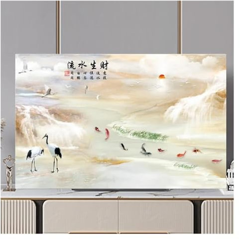 Schutzhülle für den Fernseher Fernsehhaube TV-Staubschutztuch 32-75 Zoll Niedliche Monitorabdeckung for Schutz des Bildschirms für Flachbildfernseher ( Color : 10 , Size : 75inch(175x100cm) )