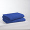 s.Oliver 2 TLG Duschtuch Set 70x140cm - 100% Baumwolle, 600 g/m², weich & saugstark, Doppelpack Duschtücher blau