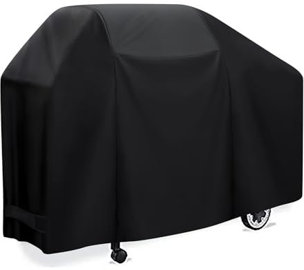 Tunansx Grillabdeckung für Weber Genesis Silber/Gold /2000-5500, strapazierfähige BBQ-Abdeckung 600D, wasserdicht, wetterfest, UV- und lichtbeständig