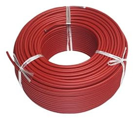 Optonica Câble Solaire PV Rouge 1x6mm2 100M/Rouleau - câble solaire photovoltaïque rouge 6mm2 100m