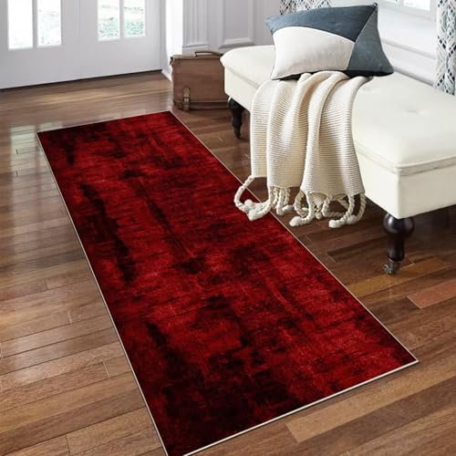 PaGuvFng Outdoor Teppich Läufer Flur rutschfest 50 x 70 cm teppichläufer waschbar Teppich Flurläufer Lang Teppich Läufer Flur für Wohnzimmer, Küche, Schlafzimmer