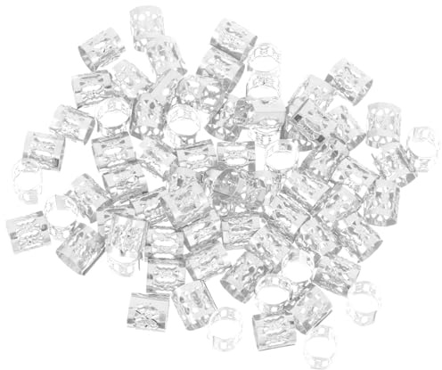 HEMOTON 300stücke Dreadlock-schmuck Für Zöpfe Haarschmuck Haarperlen Haarschmuck Für Zöpfe Dreadlockringe Für Dreadlocks Für Für Für