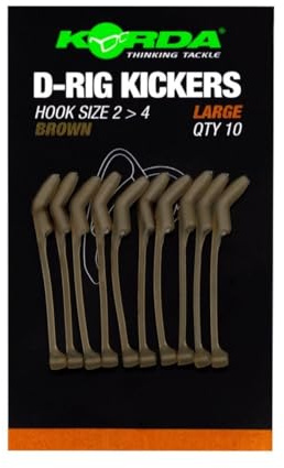 Korda Kickers D Rig Brown - 10 D-Rig Kickers