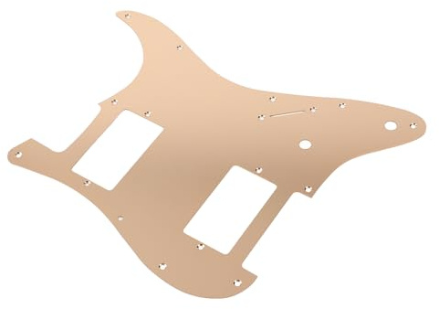 E -Gitarren -Pickguard Aluminium Oy 2 Scratch Plate Stylish Bronze H für Thetic und Ion (SILVER) (BLACK) (GOLD)