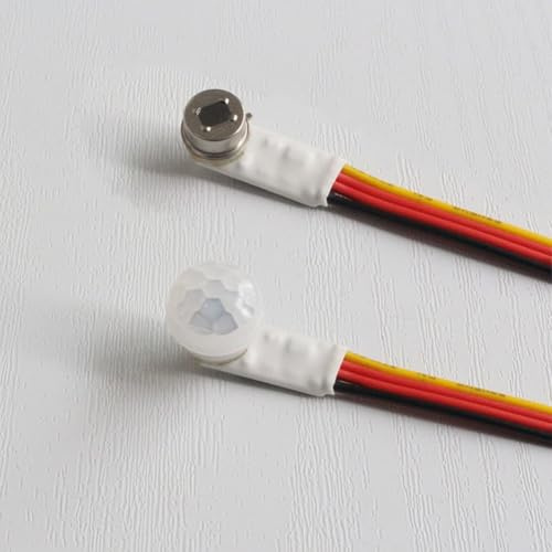 Modulo sensore di movimento a infrarossi per striscia LED, rilevatore automatico PIR con ampia tensione da 3 a 24 V, angolo di rilevamento di 120 ° e raggio di 8 m (curva della sonda)