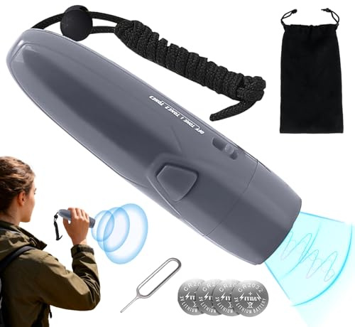 Lufthorn für Bären, 125 dB, elektrisches Backpacking-Sicherheitsgerät – Outdoor-Tierabwehr-Hupe – für Wanderer, Fischer, Hundebesitzer, Wanderwege, Campingausflüge, Nationalparks, Angelplätze