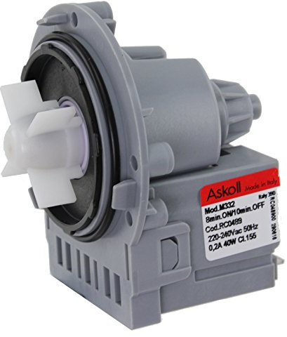SPARES2GO scarico dell'unità pompa per Samsung Lavatrice (M332, 40w)
