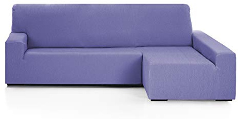 Martina Home - Emilia - Elastischer Bezug für Loungesessel - Langer rechter Arm (Vorderansicht) - Lile