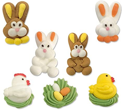 Günthart 100 Zuckerfiguren Ostern, Osterhase und Küken