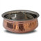 Sov by Chefline Authentic Traditional Indian 6 Copper Curry Balti Dish/Handi Pot