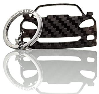 BlackStuff Porte-Clés En Fibre De Carbone Compatible Avec Corvette C6 Z06 2005-2013 Voiture