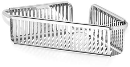 Robert Welch Burford Corner Shower Basket Single. Made from stainless steel. EASY CLEAN.