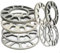 Rad Distanzscheiben, 4Pcs Aluminiumlegierung 4 und 5 Lug3 / 5/8/10 / 12mm Dicke Universal Rad Distanzscheiben (thick 3 mm)