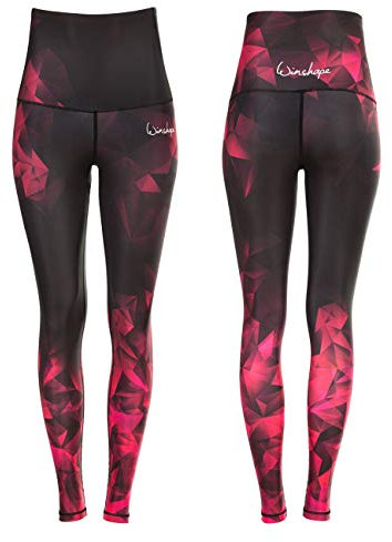 Winshape Damen Functional Power Shape Tights „high Waist“ Hwl102- Brilliant Leggings, Rubin, XL EU