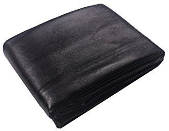 WOODS CUES 6-Feet Heavy Duty Waterproof & Dustproof Pool Table Cover (Black)