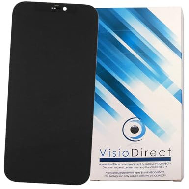 Visiodirect Ecran Complet Compatible avec Iphone 12 Taille 6.1 Bleu Vitre Tactile + ecran LCD