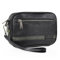 Lois - Pochette da Uomo da Polso - Pochette Uomo Avere con Cerniera - Beauty Case Uomo Viaggio Disegno Exclusivo - Borsello Uomo a Mano Leggero, Nero
