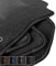 moto-MOLTICO Premium Auto Velours Autoteppiche Schwarz Automatten passend für Opel Tigra B Twin Top 2004-2009 - Weiße