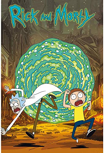 ABYstyle ABYDCO784 Rick & Morty Portal Maxi-Poster 61 x 91,5 cm