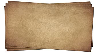 PRESENTOU Briefpapier beidseitig bedruckt 120 Gramm Papier | Motivpapier Urkundenpapier Urkunde Speisekarte Liebesbrief (Vintage Dunkel, 50 Umschläge)