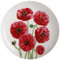 Maxwell & Williams JY0047 Teller rund Ø 20 cm – Serie Floriade – Bone China Porzellan Weiß glatt – in Geschenkbox, Blume