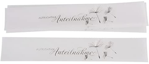 Banderole Aufrichtige Anteilnahme