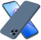 EASSGU Custodia per iPhone 14 Pro Max (6.7 Inches), Cover Morbida in Silicone TPU - Grigio lavanda