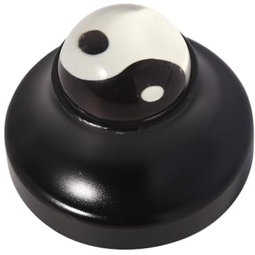 45 RPM Record Adapter Insert Tai Chi Special Shape Aluminum 7 inch Vinyl Record Dome(Black)…