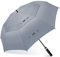 KEYHOT Golf Regenschirm XL Sturmfest, Großer Regenschirm Sturmfest Stabil, GolfSchirm für Herren Damen 2 Personen (Grau)
