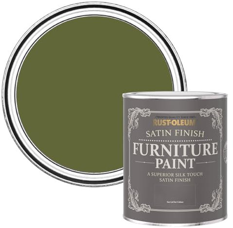 Rust-Oleum Peinture Verte pour Meubles, Finition Satinée - Jasper 750ml