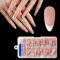 ZAHRVIA Faux Ongles, ZAHRVIA Faux Ongles Moyen, 120Pcs Almond French Tip Faux Ongles Avec Manucure, 120Pcs Full Cover Stick on Nails (French Medium Almond)