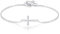 GAVU Armband Damen Silber 925, Kreuz Armband Damen Geschenk für sie, Armband Silber 925 Damen