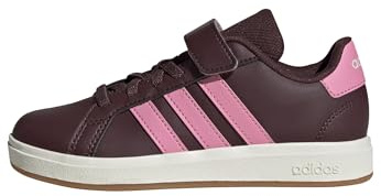 adidas Unisex - Bambini Grand Court 2.0 Shoes Children, Aurora Ruby/Bliss Pink/off White, 34 EU