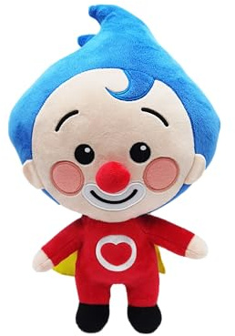 BANDAI - Plim Plim Plim Clown DX Plüschtier, weiches Plüschtier mit Sound, Puppe aus der Serie Der Held des Herzens, Spielzeug für Jungen und Mädchen