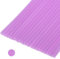 sourcing map 30 Pcs Fluorescent Purple 1/4 Cylinder Sealing Wax Stick Glue Gun Wax Seal Rod Craft Adhesive Waxing for Letter Seal Wax Stamp,Wedding Invitations, Packaging Decoration