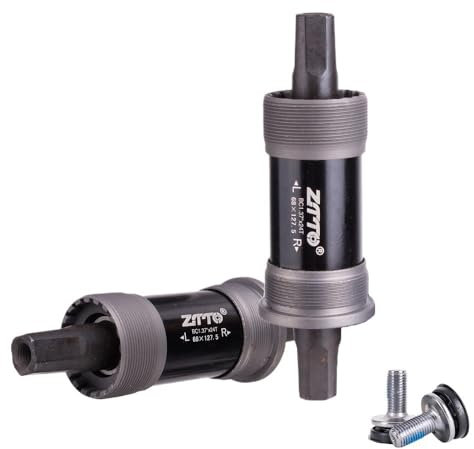 Movimento Centrale Perno Quadro Movimento centrale for bicicletta MTB 107 110,5 118 124,5 mm Asse pedivella foro quadrato Parti for bicicletta for guarnitura conica quadrata Movimento Centrale Mtb(107