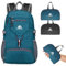 flintronic Leicht Wanderrucksack Klein, 20L Faltbarer Rucksack Ultra Leicht, Unisex Tagesrucksack Outdoor, Wasserdichter Wanderrucksack für Camping, Outdoor, Wandern, Radfahren (Grün)