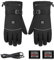 Electric Heated Gloves - Battery Powered Heated Gloves, 3.7V Rechargeable Battery Heated Mittens with 3 Temperature Speeds | Nylon + Cotton Warm Heated Gloves