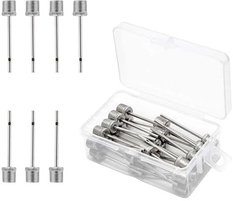 Daryunk 30pcs Air Pump Needle with Side Holes, Needle Pump Adaptor, Sport Air Pin Adapter Valve, for Basketball, Football, Volleyball, Soccer or Rugby Balls