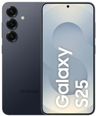 Samsung Galaxy S25 AI Smartphone mit Galaxy AI, Ohne Vertrag, Handy mit Android, 12 GB RAM, 128 GB Speicher, 50-MP-Kamera, Blueblack, 3 Jahre Herstellergarantie [Exklusiv auf Amazon]